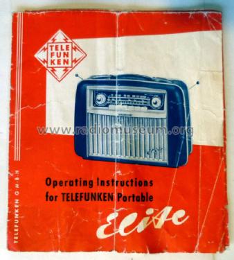 Elite ; Telefunken (ID = 1636409) Radio