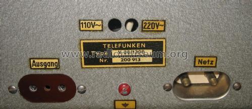 Endstufe Ela V25/1300; Telefunken (ID = 2191195) Ampl/Mixer