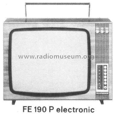 FE190P electronic Ch= 209A; Telefunken (ID = 449090) Télévision