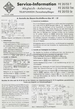 FE20/53T; Telefunken (ID = 1790752) Television