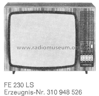 FE230LS Ch= 211; Telefunken (ID = 480392) Télévision