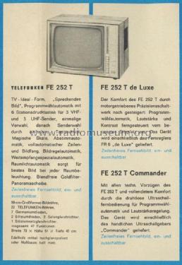 FE252T Commander; Telefunken (ID = 981427) Television