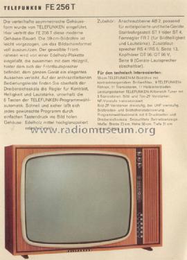 FE256T; Telefunken (ID = 981469) Television