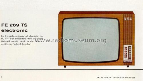 FE269TS electronic; Telefunken (ID = 2086236) Television