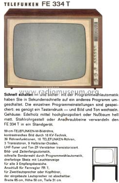 FE334T; Telefunken (ID = 2204687) Television