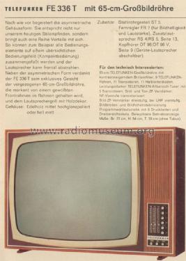 FE336T; Telefunken (ID = 981475) Television