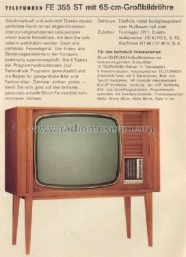 FE355St; Telefunken (ID = 981487) Television