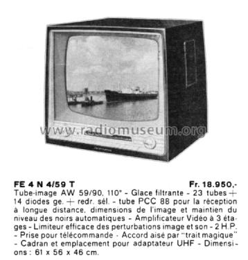 FE4N4/59T; Telefunken (ID = 1170032) Télévision