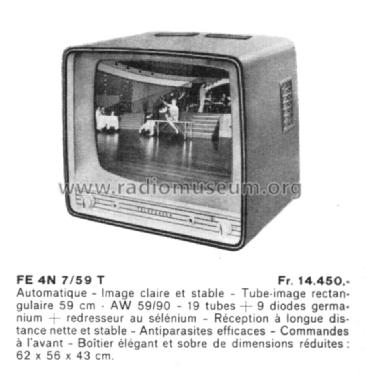 FE4N7/59T; Telefunken (ID = 1170034) Television