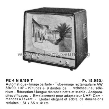 FE4N8/59T; Telefunken (ID = 1170035) Television