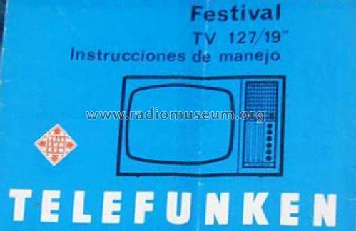 Festival TV 127 /19; Telefunken (ID = 2263689) Televisión