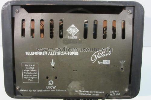 Filius SK 9H43GW; Telefunken (ID = 2059790) Radio