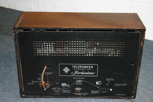 Fortissimo W; Telefunken (ID = 74615) Radio