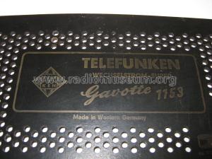 Gavotte 1153; Telefunken (ID = 629491) Radio