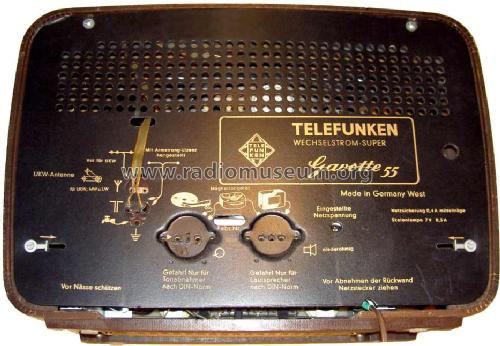 Gavotte 55; Telefunken (ID = 940166) Radio