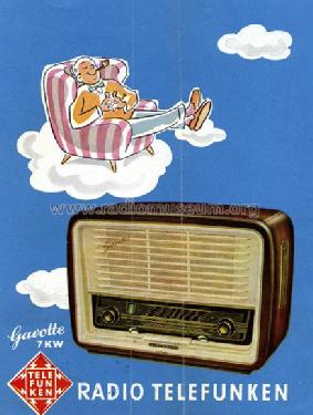 Gavotte 7 Export; Telefunken (ID = 294041) Radio