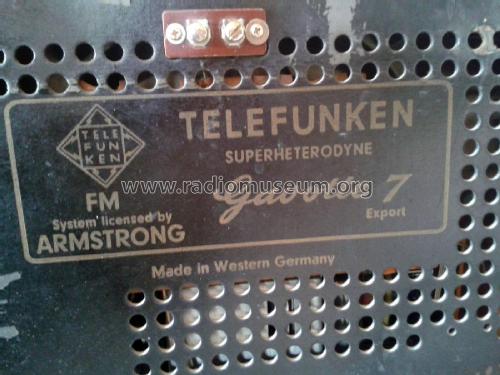 Gavotte 7 Export HiFi-System; Telefunken (ID = 1733993) Radio