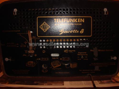 Gavotte 8; Telefunken (ID = 323169) Radio