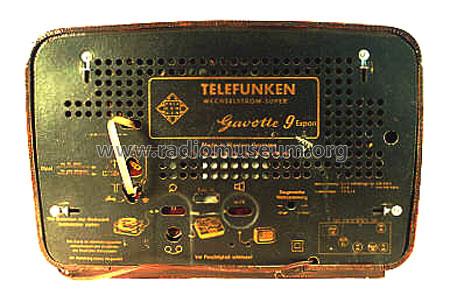 Gavotte 9; Telefunken (ID = 1154421) Radio