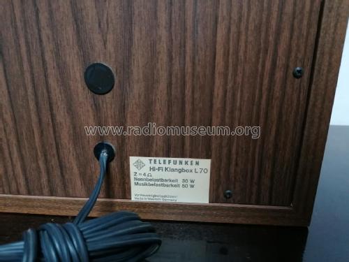 Hi-Fi Klangbox L 70; Telefunken (ID = 2942524) Speaker-P