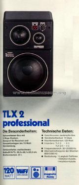 TLX 2/4 professional; Telefunken (ID = 2349404) Speaker-P