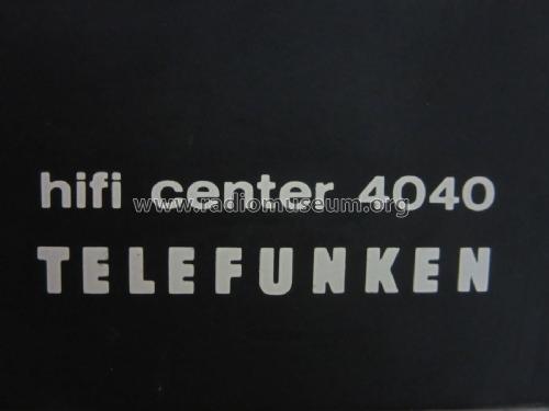 HiFi Center 4040RT; Telefunken (ID = 1967843) Radio