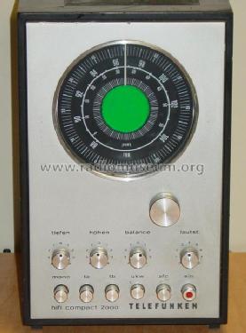 hifi compact 2000; Telefunken (ID = 107832) Radio