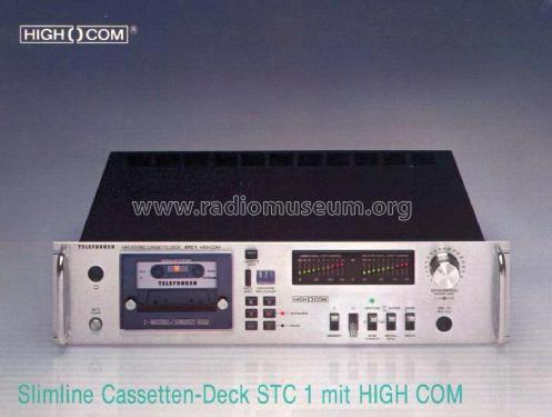 HiFi Stereo Cassette Deck STC1 High Com; Telefunken (ID = 1893179) R-Player