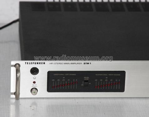 HiFi Stereo Main Amplifier STM1; Telefunken (ID = 2371973) Ampl/Mixer