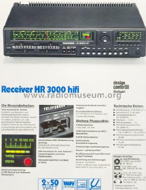HR3000 HiFi  ; Telefunken (ID = 760750) Radio