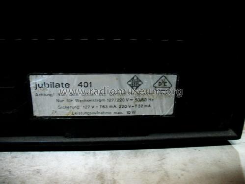 Jubilate 401; Telefunken (ID = 1372951) Radio