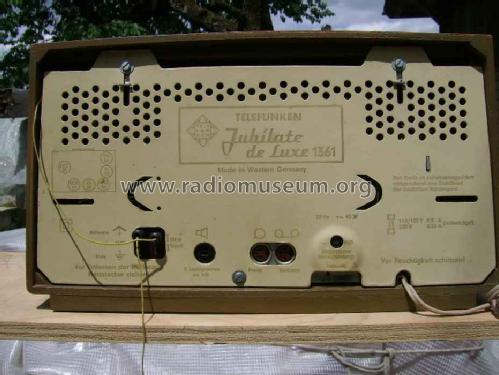 Jubilate de Luxe 1361; Telefunken (ID = 622159) Radio