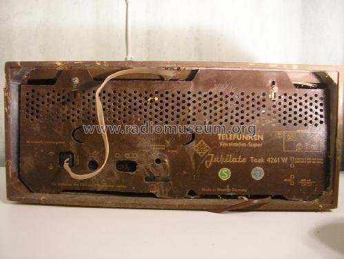 Jubilate Teak 4261W; Telefunken (ID = 944641) Radio