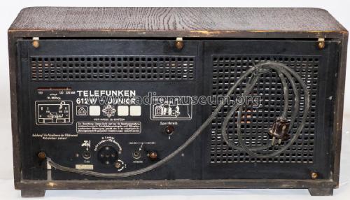 Junior 612W ; Telefunken (ID = 2687940) Radio