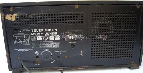 Junior 612W ; Telefunken (ID = 330491) Radio