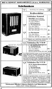 Kamerad 3300WL ; Telefunken (ID = 1581802) Radio