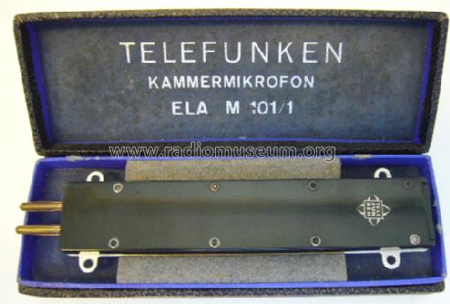 Kammermikrofon ELA M 101/1; Telefunken (ID = 753381) Microphone/PU