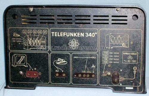 Katzenkopf T 340 T340W; Telefunken (ID = 612083) Radio
