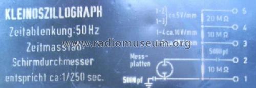 Kleinoszillograph ; Telefunken (ID = 395499) Equipment
