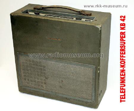 Koffersuper KB42; Telefunken (ID = 708955) Radio