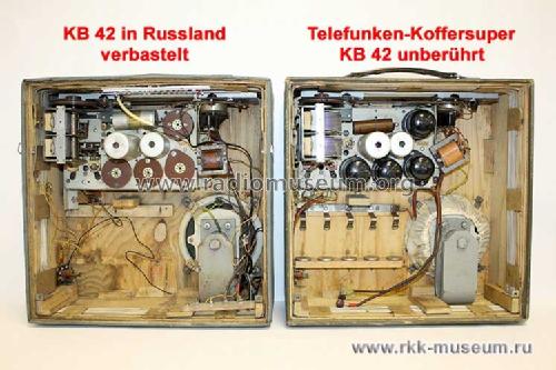 Koffersuper KB42; Telefunken (ID = 708962) Radio