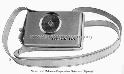 Kombinierter Alarm und Meldeempfänger E 491/1; Telefunken (ID = 1353910) Commercial Re