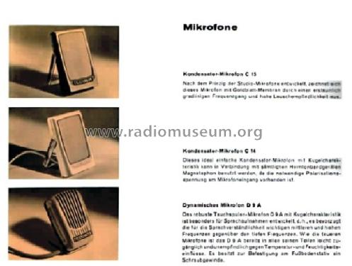 Kondensator Mikrofon C14; Telefunken (ID = 1077903) Microphone/PU