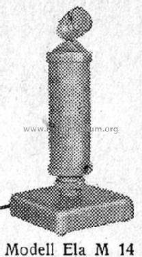 Kondensator-Mikrofon Ela M14; Telefunken (ID = 1509109) Microphone/PU