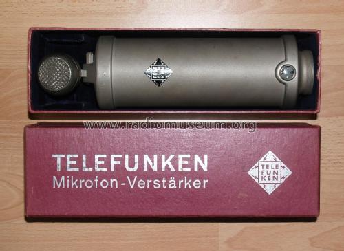 Kondensator-Mikrofon Ela-MZ-027/1; Telefunken (ID = 1804327) Microphone/PU