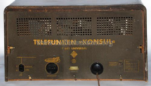 Konsul Universal T 6411; Telefunken (ID = 1391046) Radio