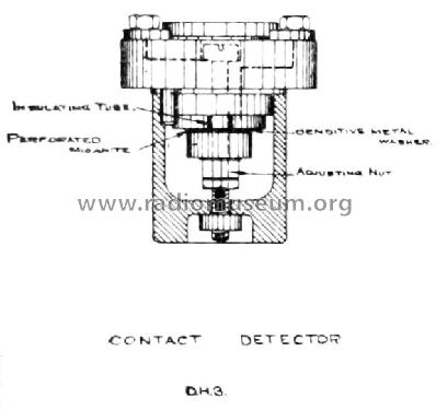 Kontaktdetektor D.H. 3; Telefunken (ID = 455416) Radio part