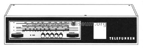 Küchenradio K105; Telefunken (ID = 297028) Radio