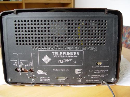 Kurier 52W; Telefunken (ID = 117122) Radio