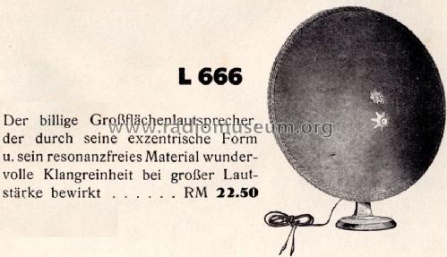 L666; Telefunken (ID = 1347212) Speaker-P